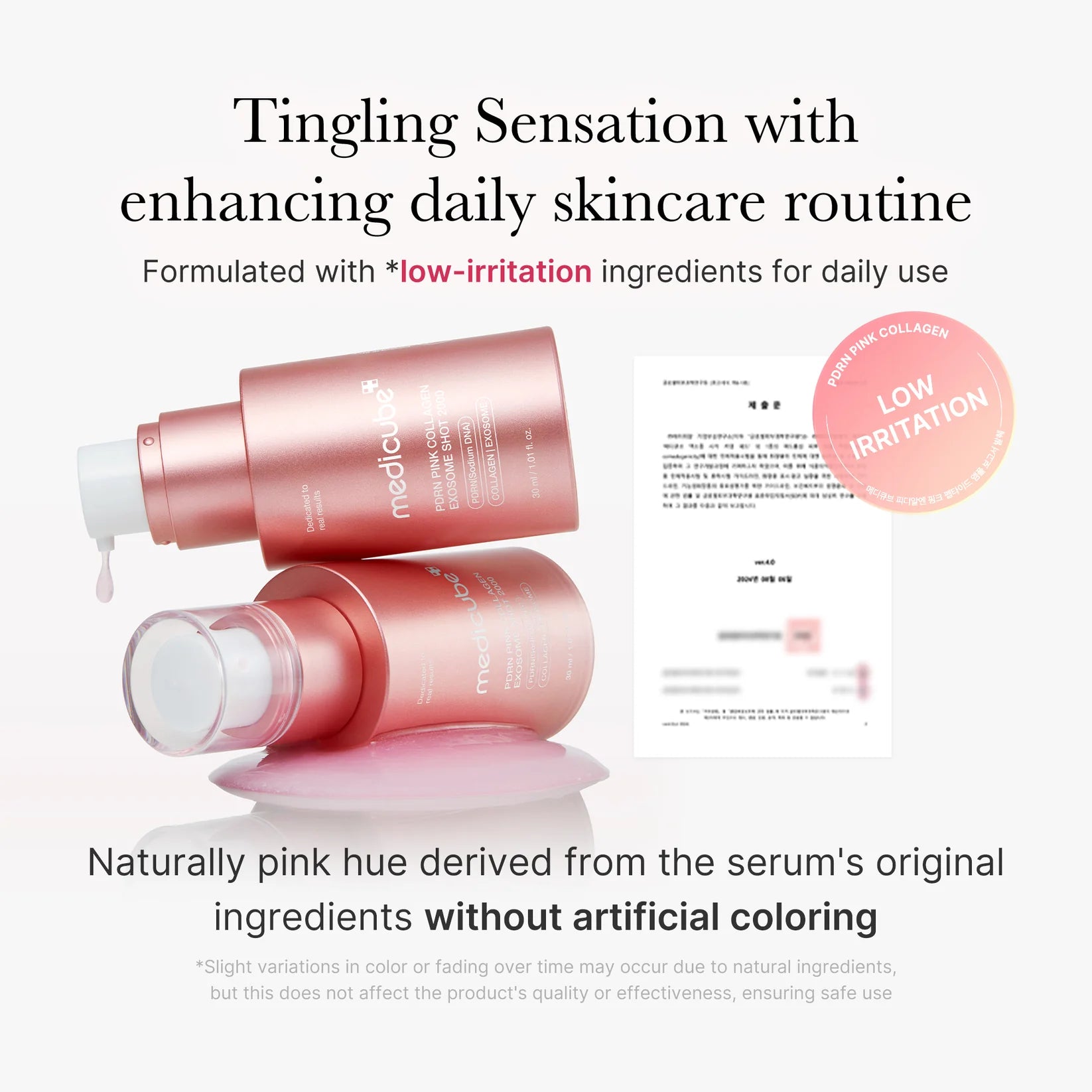 PDRN Pink Collagen Exosome Shot Serum